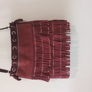 Marron Leather Mossimo Purse